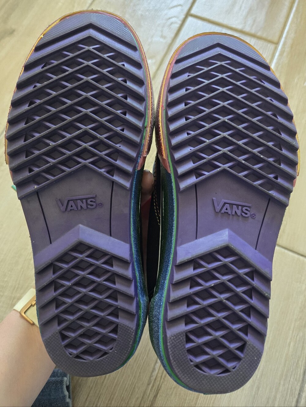 Vans Stacked Old School Pride Platform Sneakers, 3.5/5 - Picture 9 of 15